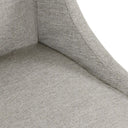 Warwick Upholstered Rolling Dining Chair