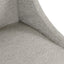 Warwick Upholstered Rolling Dining Chair