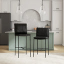 Mayer Leather Bar Stool