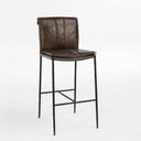 Mayer Leather Bar Stool