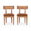 Alvaro Leather Dining Chair Set of 2