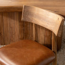 Alvaro Leather Dining Chair Set of 2