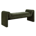Moss Green Velvet Bench