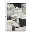 Folding Time Framed Canvas