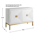 Aiken 2 Door Cabinet White