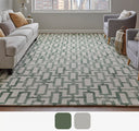 Lorrain Lifestyle Rug-Green/Ivory