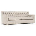 Candace Leather Sofa Without Pillows