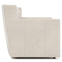 Candace Leather Sofa Without Pillows