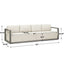 Bolster Outdoor Armless Sofa