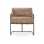 Toluca Leather Stationary Accent Chair