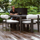Bolster Back Outdoor Dining Chair