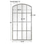 Amiel Arch Mirror -Ivory