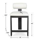 Bolster Back Outdoor Counter Stool