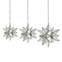 Antique Mirror Star Chandelier size group