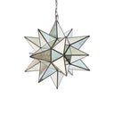 Large Antique Mirror Star Chandelier