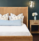 Palm Spray White Sconce lifestyle