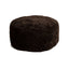 Shorn Curly Sheepskin Ottoman