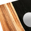 2x4 Black Epoxy Resin Live edge Cornhole Boards