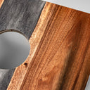 Gray Stone Epoxy Cornhole