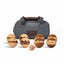 Hevea Wood Travel Bocce Set