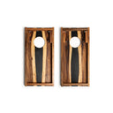 River Black Epoxy Travel Cornhole