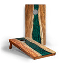 Green Epoxy Pearl Cornhole