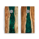Green Epoxy Pearl Cornhole