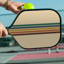 Retro Stripe Pickleball Paddle