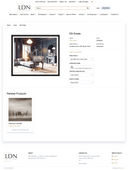 Elk Estate Print/ London Black Frame w Natural Linen Slip Jumbo size 49x42 Reg $2,056.00