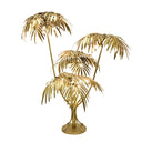 Palm Tree Floor Lamp lit
