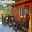 Whiskey Barrel Adirondack Chairs(2) and Table