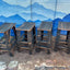 Whiskey Barrels Stools (4)