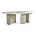 Arcadia Dining Table-Faux Stone Top
