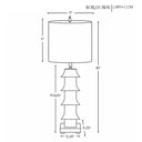 Pagoda Table Lamp, Slim