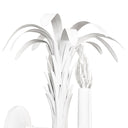Palm Spray White Sconce detail
