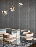 Antique Mirror Star Chandelier styled in a lifestyle setting