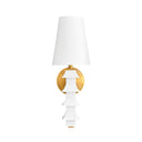 Pagoda White Sconce