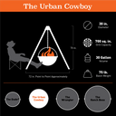 The Urban Cowboy Fire Pit