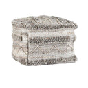 Performance Fallon Gray Multi Pouf