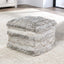 Performance Fallon Gray Multi Pouf