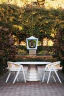 Wimble Light Blue pendant styled in a lifestyle setting