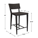 Calbas Outdoor Counter Stool