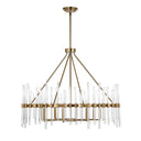 Crystal Stick 8 Light Chandelier