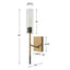 Telesto 1 Light Sconce