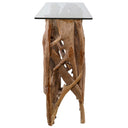 Teak Wood Console Table