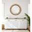 Twisted Seagrass Round Mirror