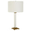 Crystal Column Table Lamp