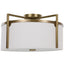 Colfax Semi Flush 3 Light Fixture