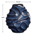 Helix Swirl Outdoor Vase
