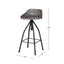 Kairu Swivel Bar Stool